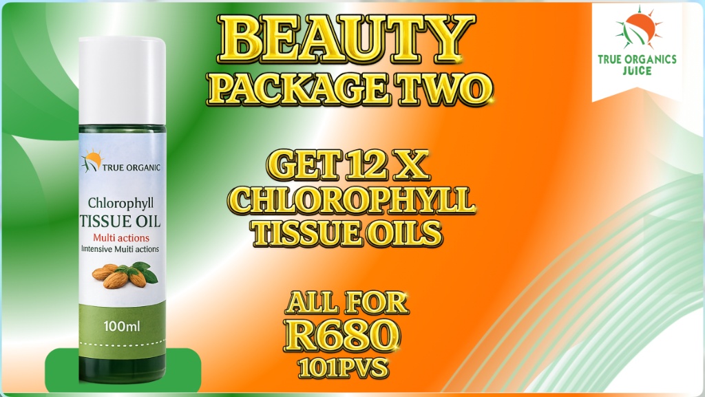 True Organics Chlorophyll Tissue Oil