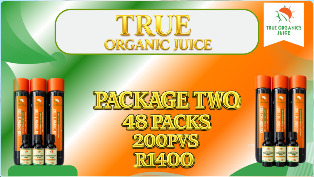 Package Two – 48 Pack Chlorophyll Juice
